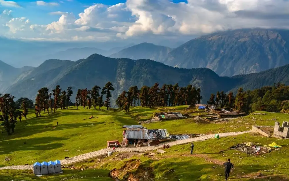 Chopta green meadows in summer season